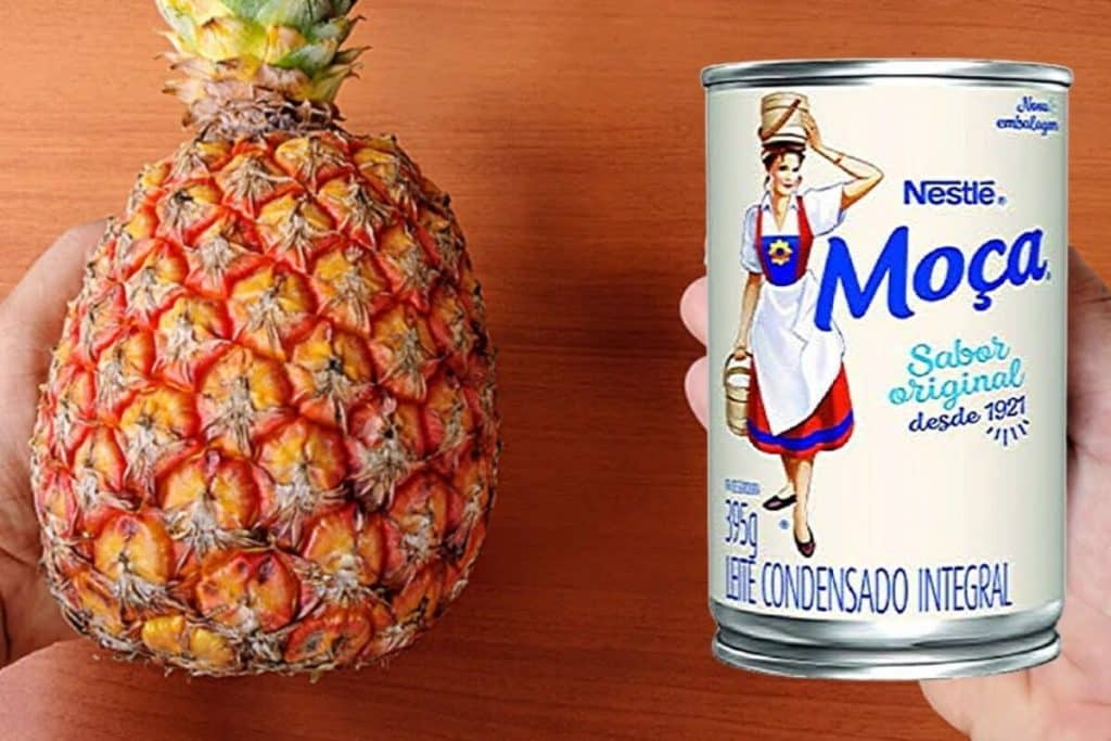 Sobremesa de abacaxi