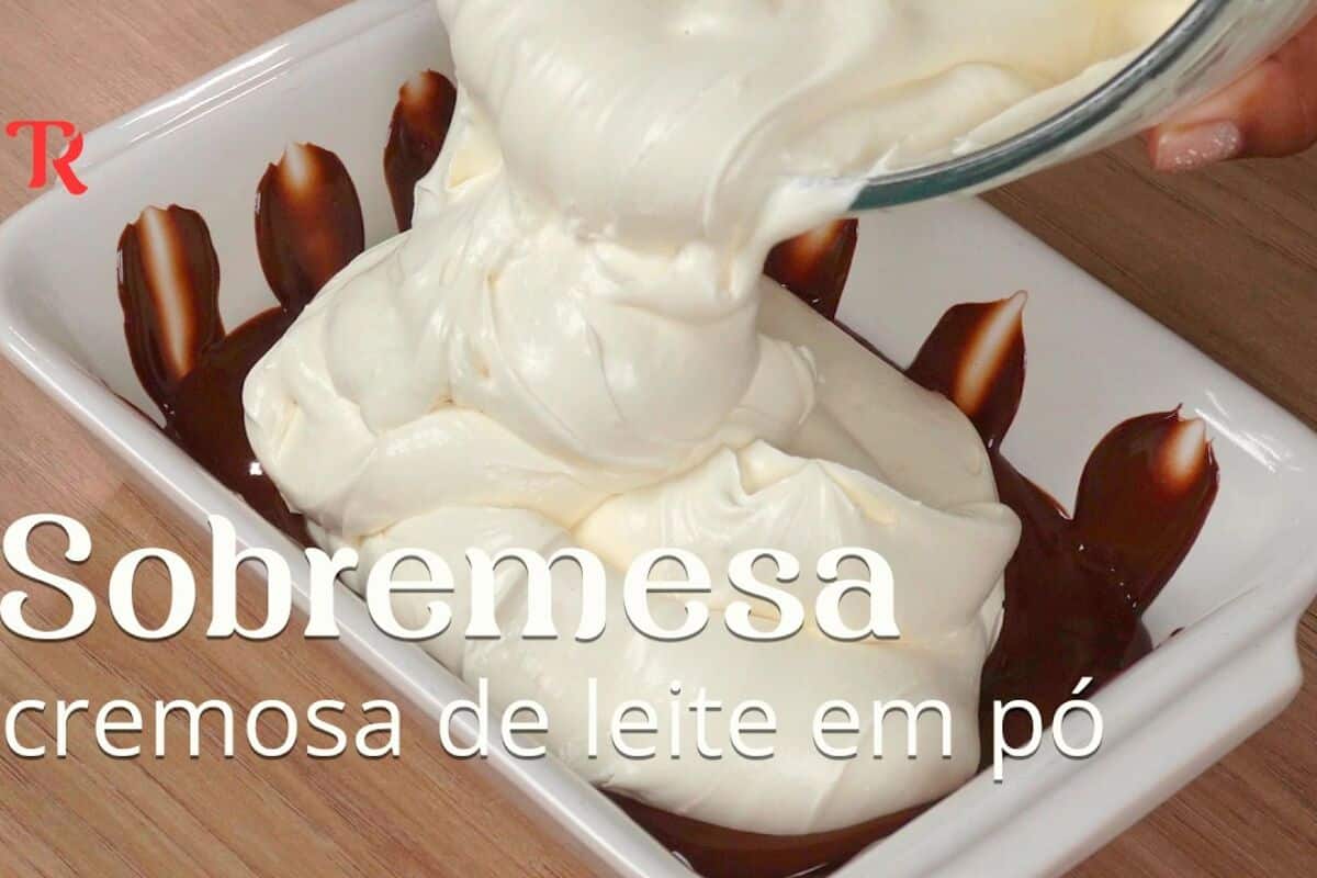 Sobremesa de leite em pó