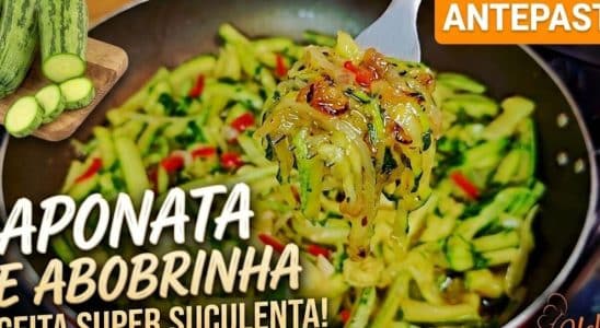 Antepasto de abobrinha