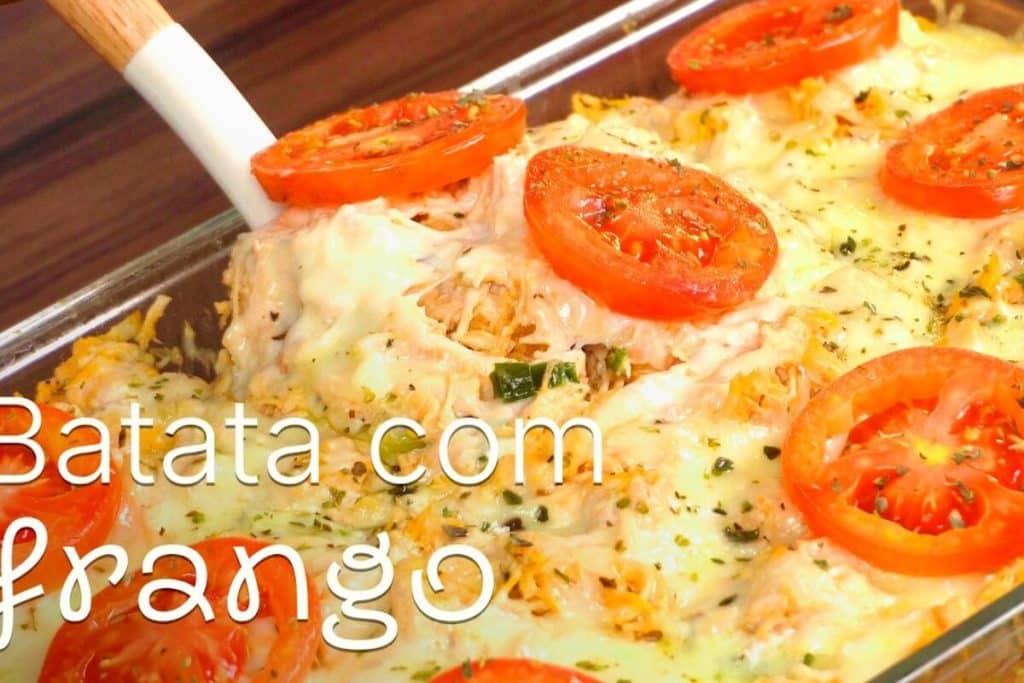 Batata com frango