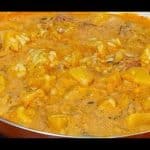 Batata cremosa com sardinha