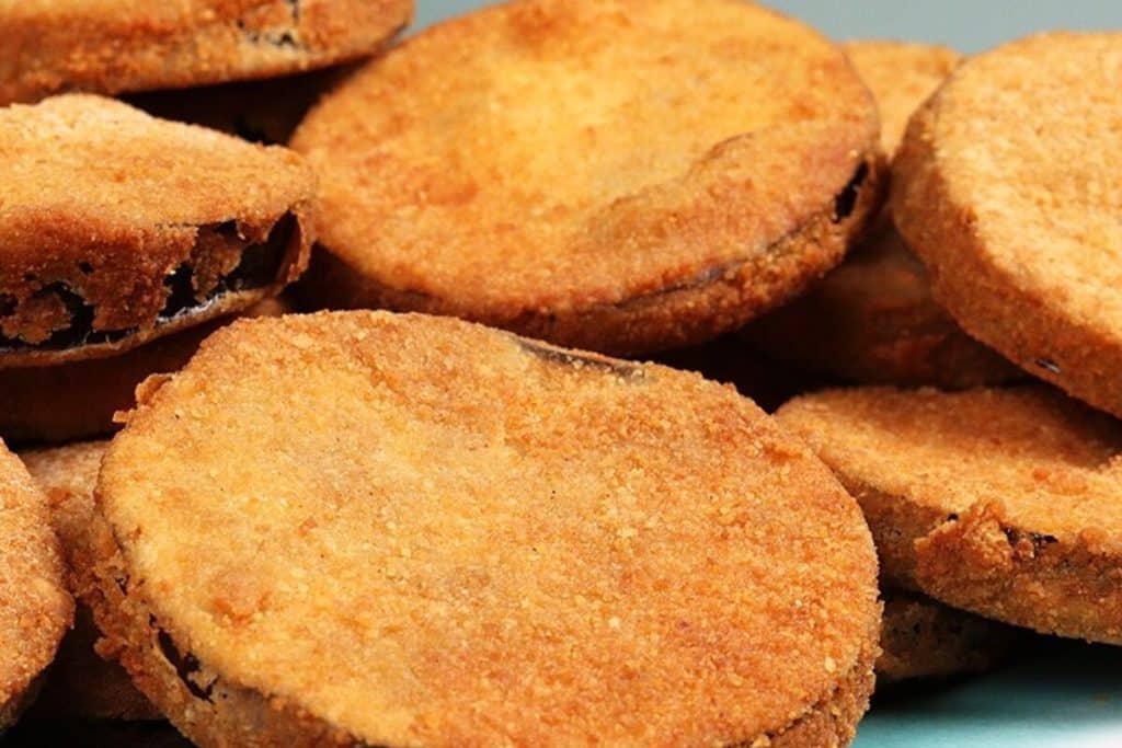 Berinjela a milanesa super sequinha e crocante feita com um empanado especial e muito fácil 42 Berinjela à milanesa