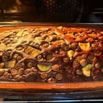 Bolo de banana com chocolate