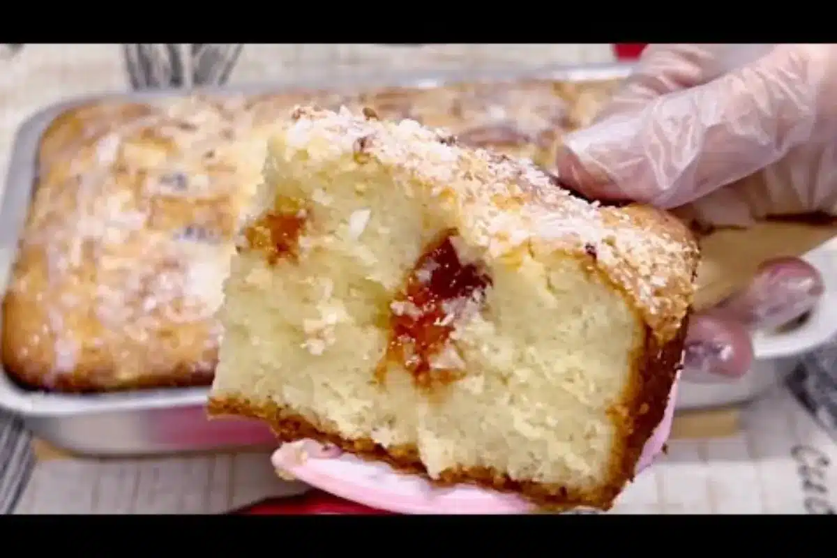Bolo de cocada fofinho que derrete na boca, com um gostinho maravilhoso de receita de vó 63 Bolo de cocada