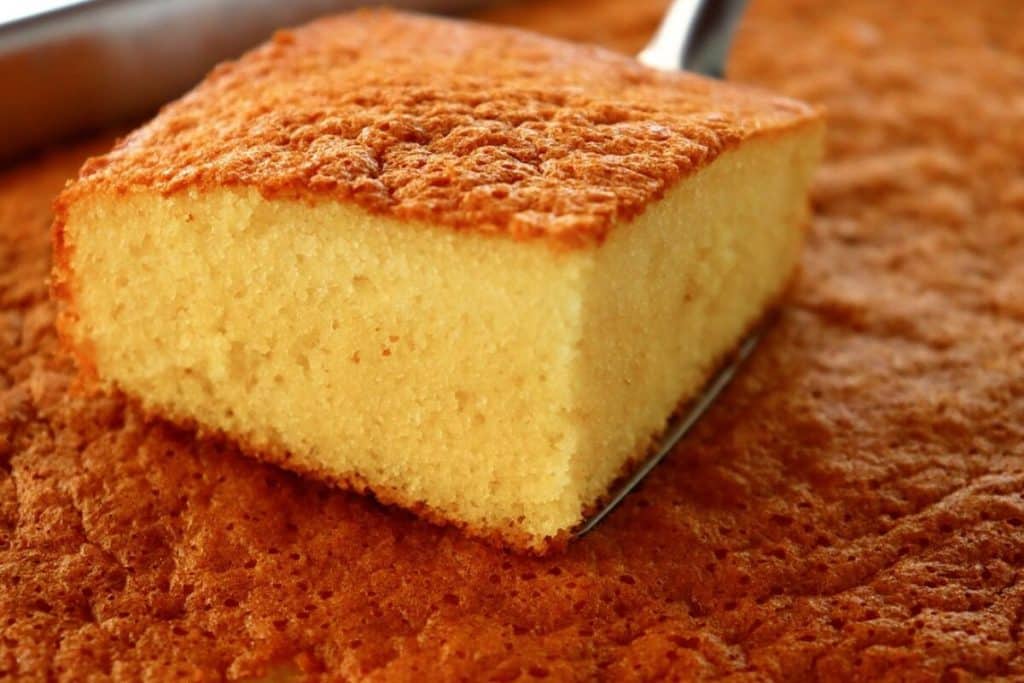 Bolo de leite quente