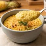 Creme de milho gratinado
