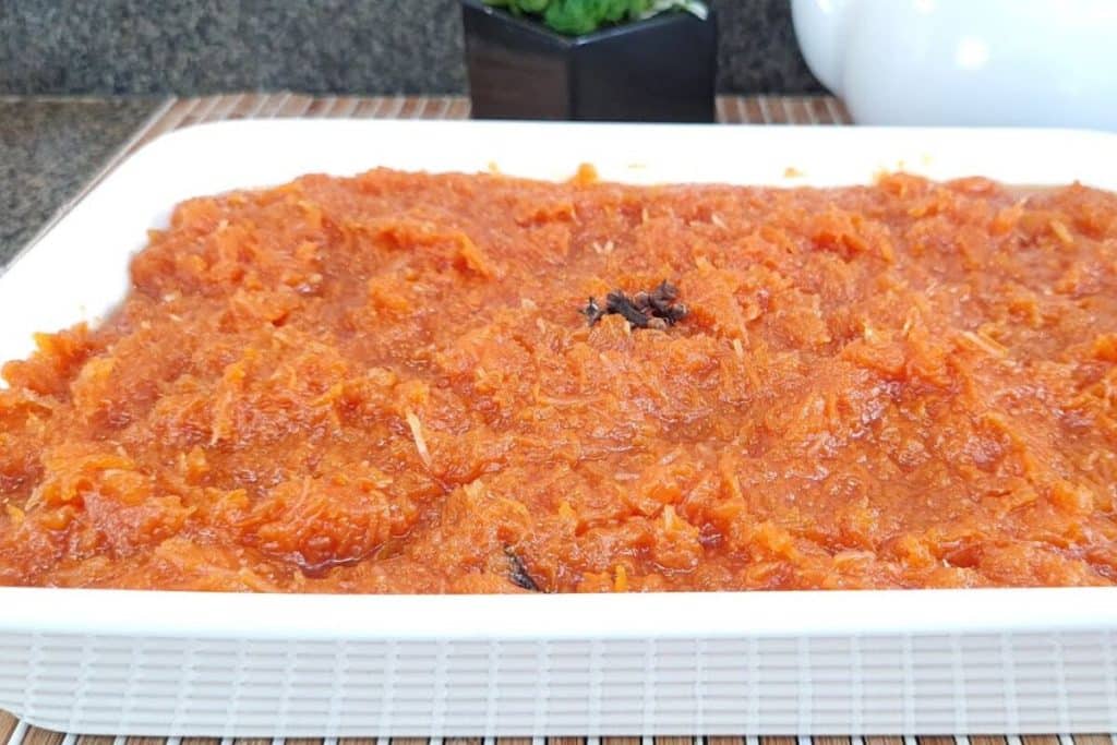 Doce de abóbora com coco