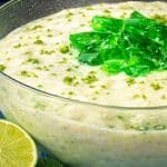 Gelado cremoso com gelatina
