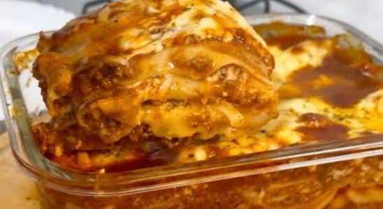 Lasanha com massa fresca
