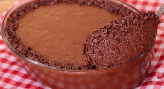 Mousse de chocolate tradicional
