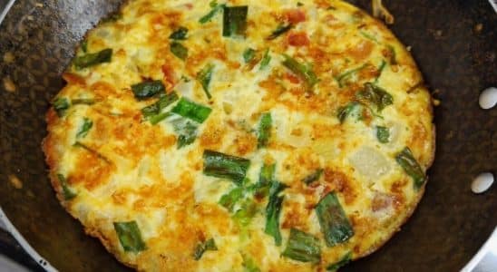 Omelete de queijo
