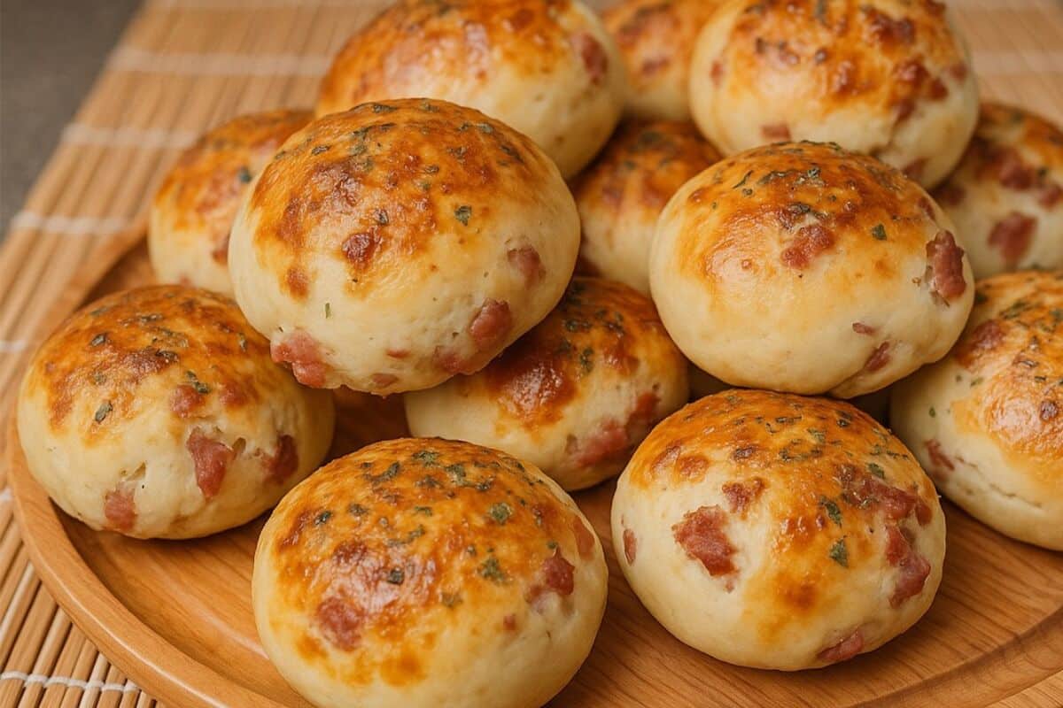Pão de linguiça super recheado e com uma massa tão fofinha e saborosa que todo mundo vai amar 167 Pão de linguiça