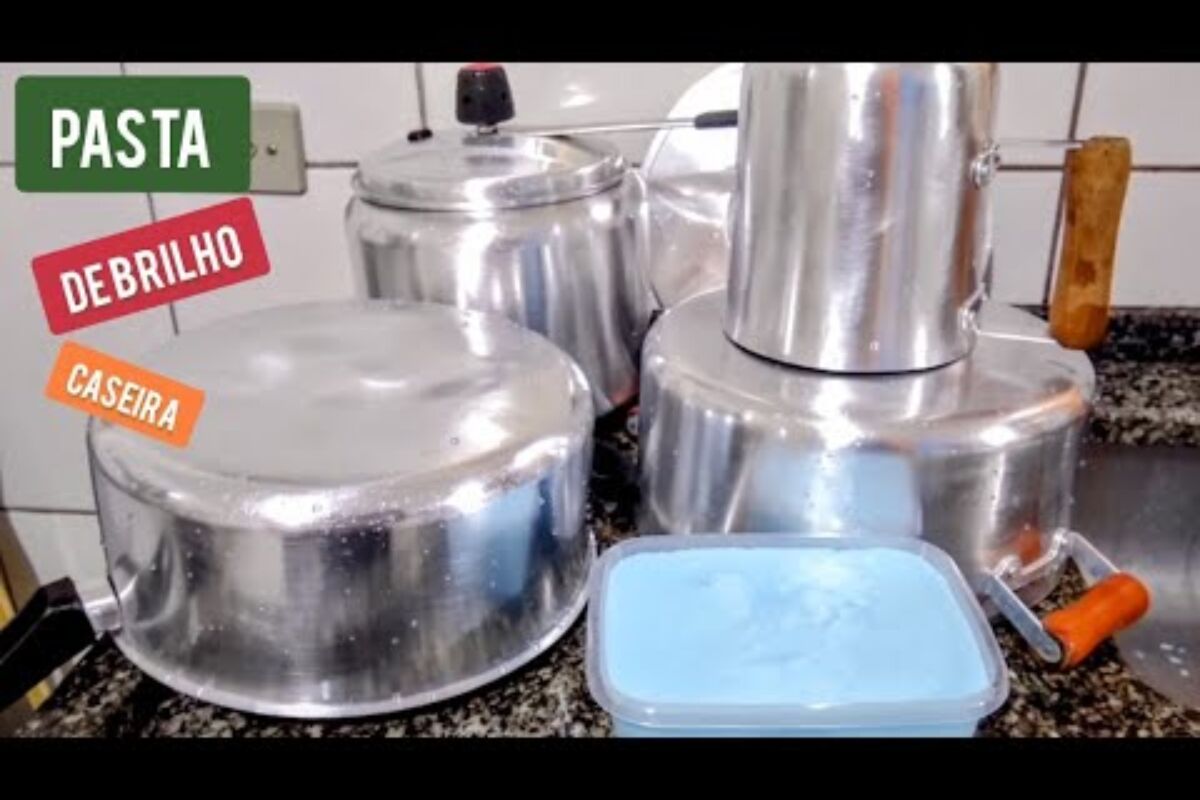 Pasta de brilho caseira para dar muito brilho em panelas e alumínios sem precisar fazer esforço 172 Pasta de brilho caseira