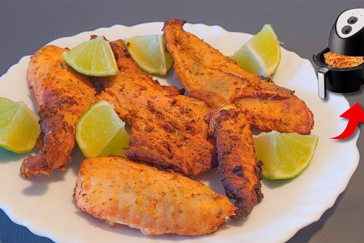 Peixe frito na airfryer