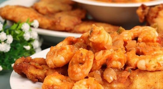 Peixe frito sequinho