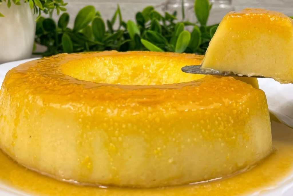 Pudim de flocão de milho