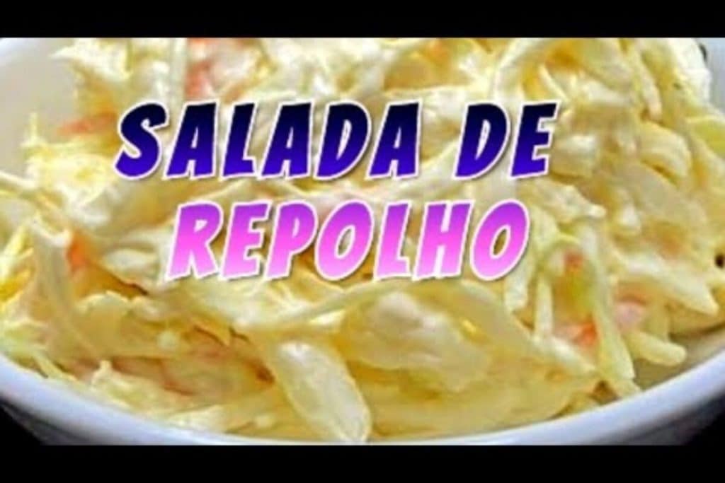 Salada de repolho cremosa