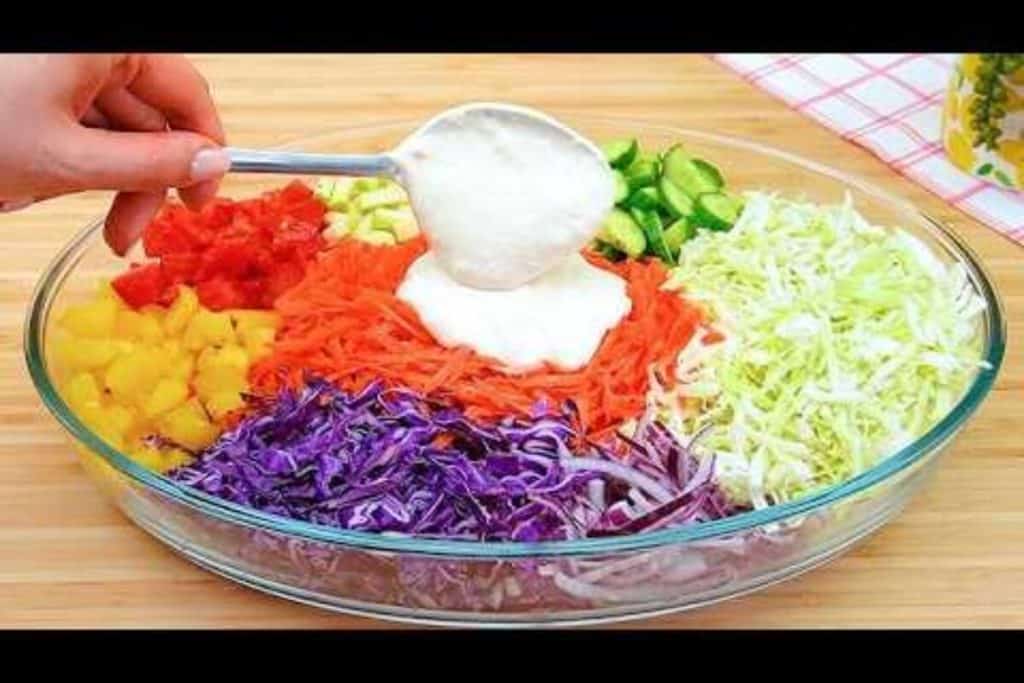 Salada de repolho detox