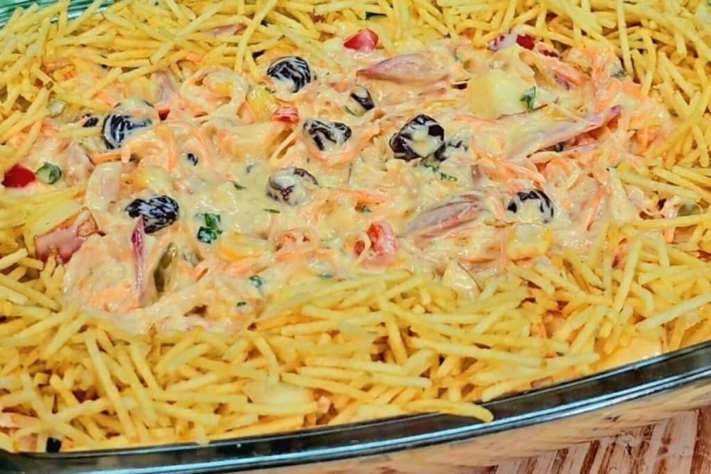 Salpicão de frango defumado