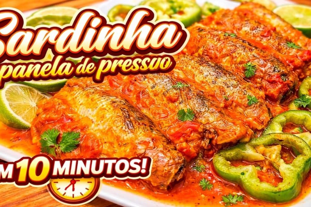 Sardinha na panela de pressão rápida de preparar, que fica incrivelmente macia e saborosa 64 Sardinha na panela de pressão