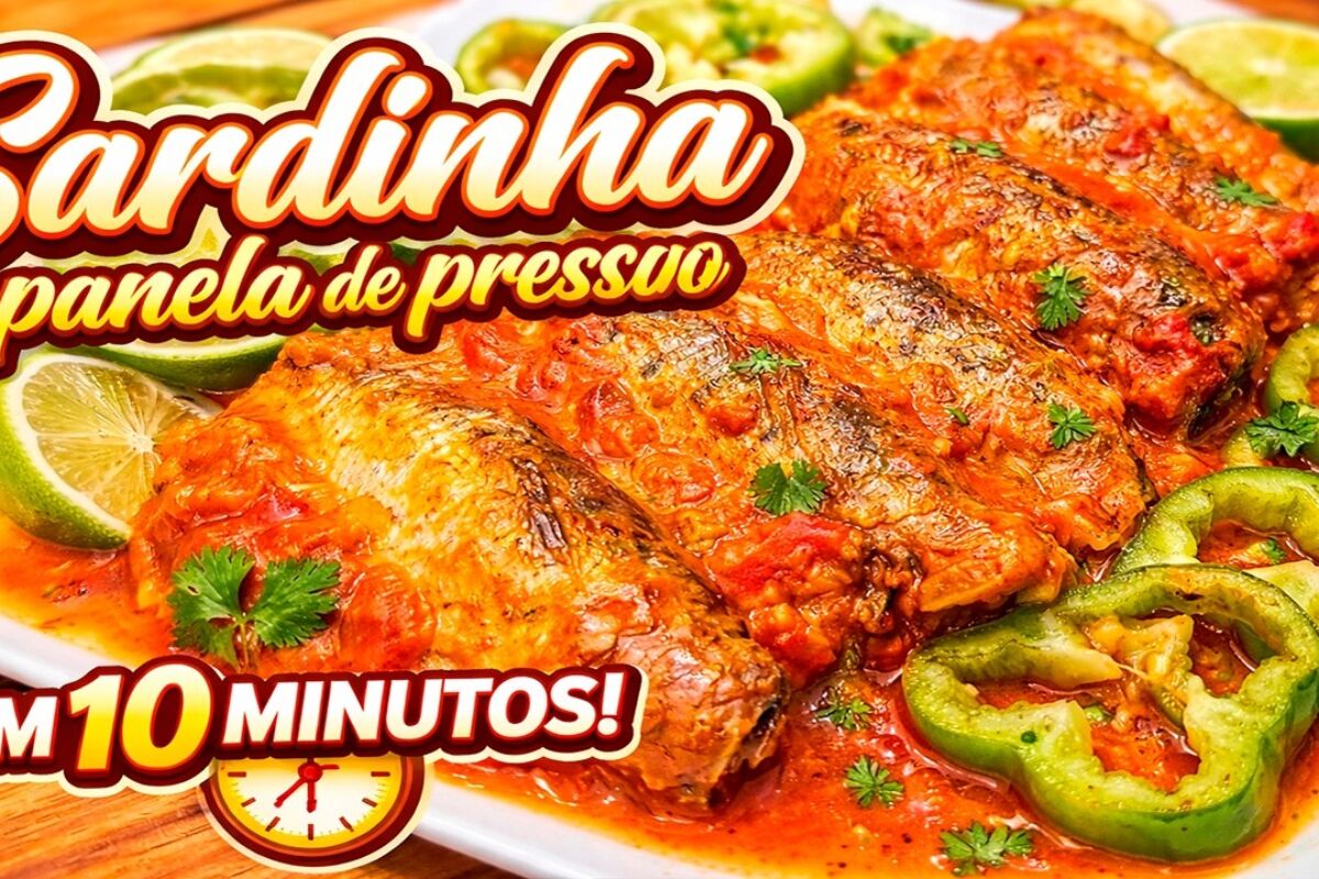 Sardinha na panela de pressão rápida de preparar, que fica incrivelmente macia e saborosa 63 Sardinha na panela de pressão