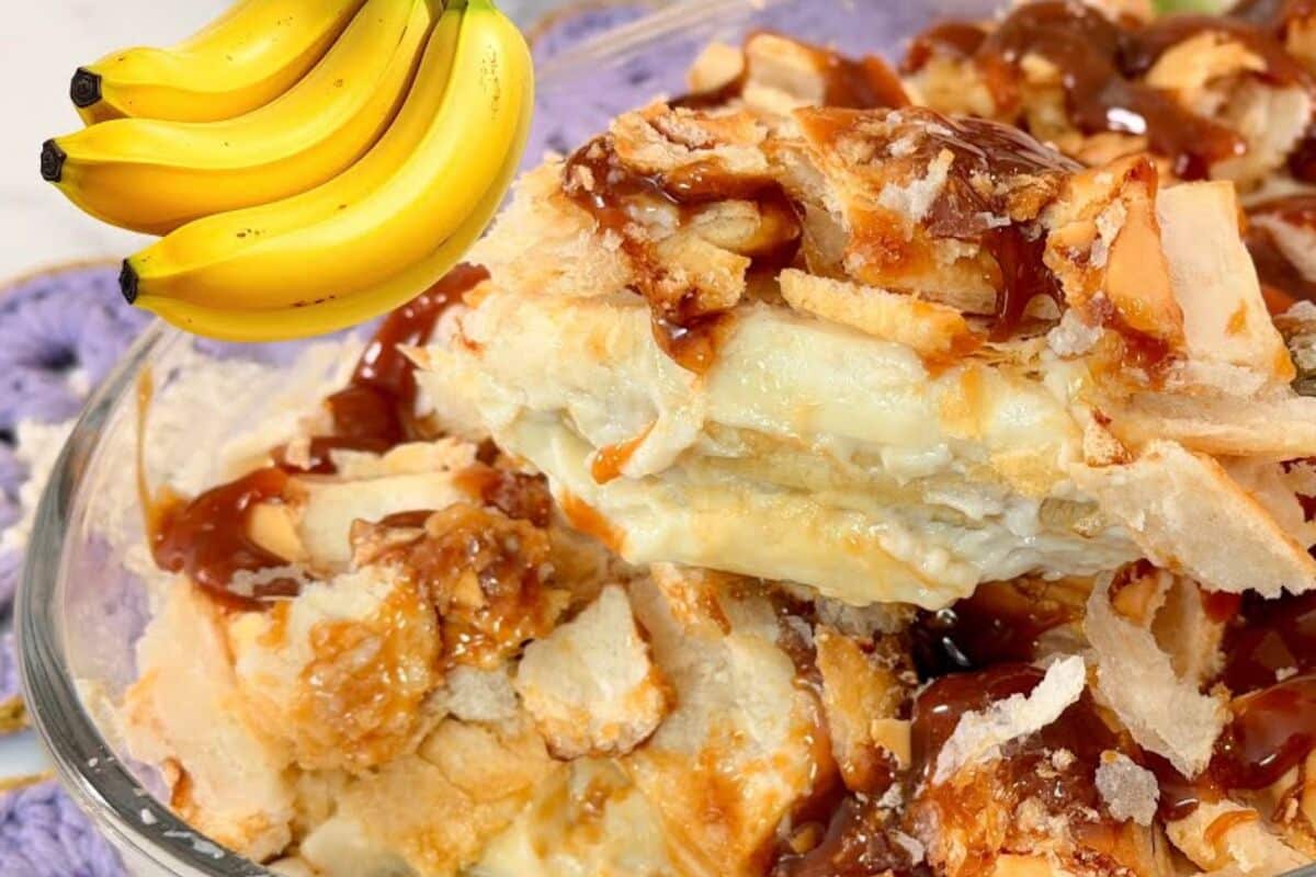 Sobremesa de banana frita com um creme muito gostoso, para você surpreender a todos 85 Sobremesa de banana frita