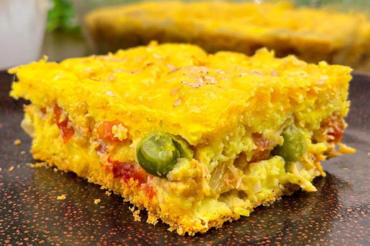 Torta salgada sem glúten