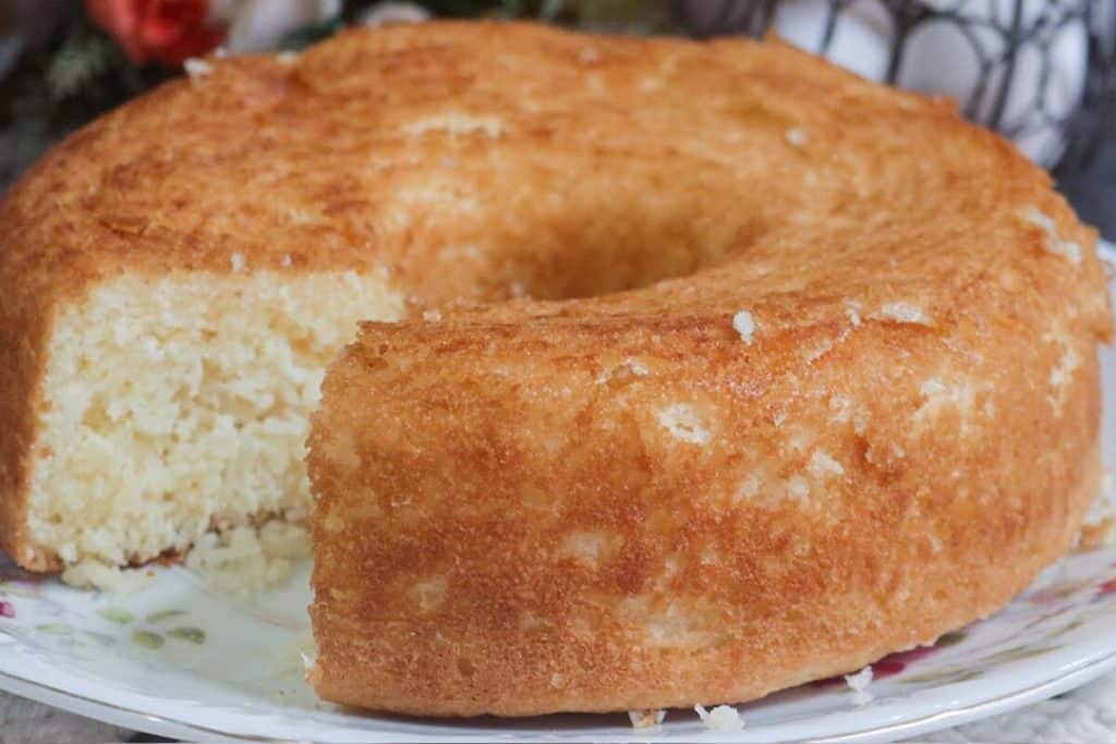 Bolo de coco sem trigo