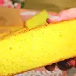 Bolo de fubá sem trigo e sem lactose, tão leve quanto uma nuvem, para servir com um café 2 Bolo de fubá sem trigo