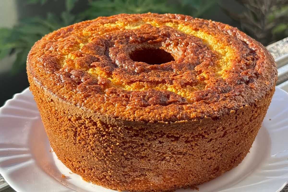 Bolo de milho molhadinho