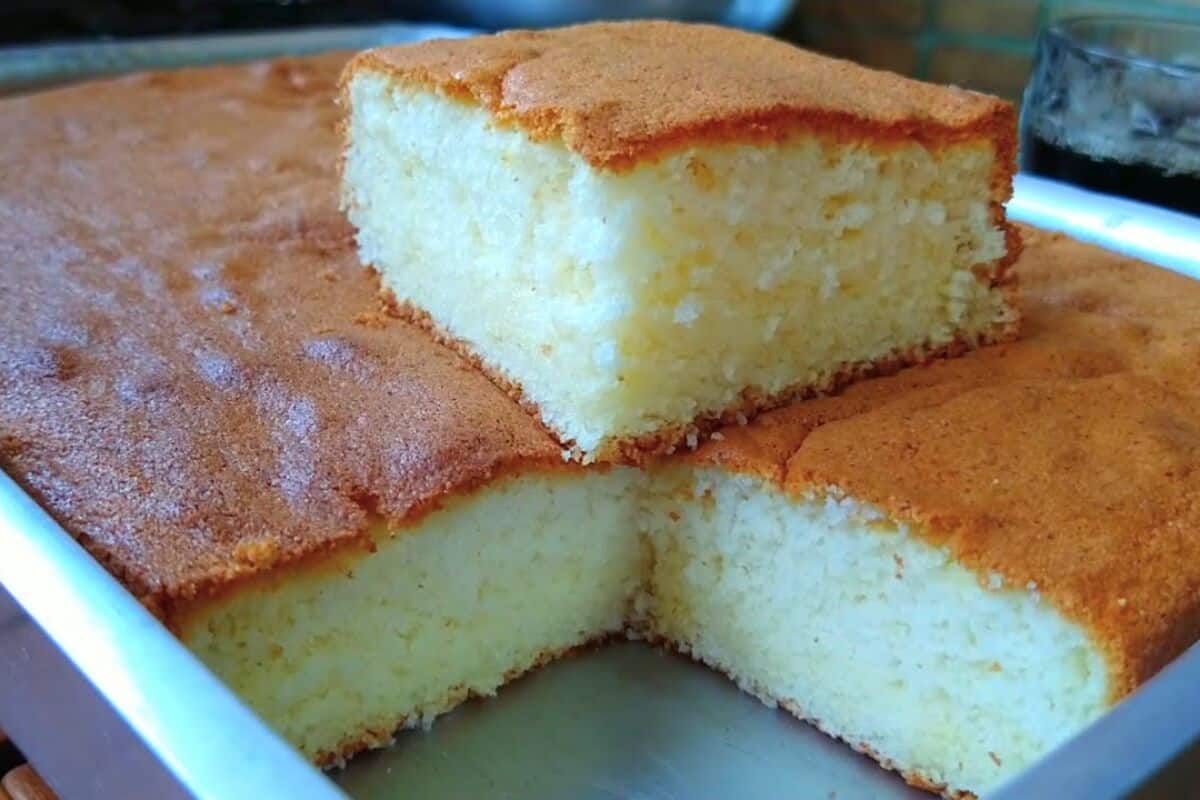 Bolo sem farinha de trigo