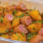 Linguiça com batata