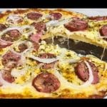 Massa caseira de pizza