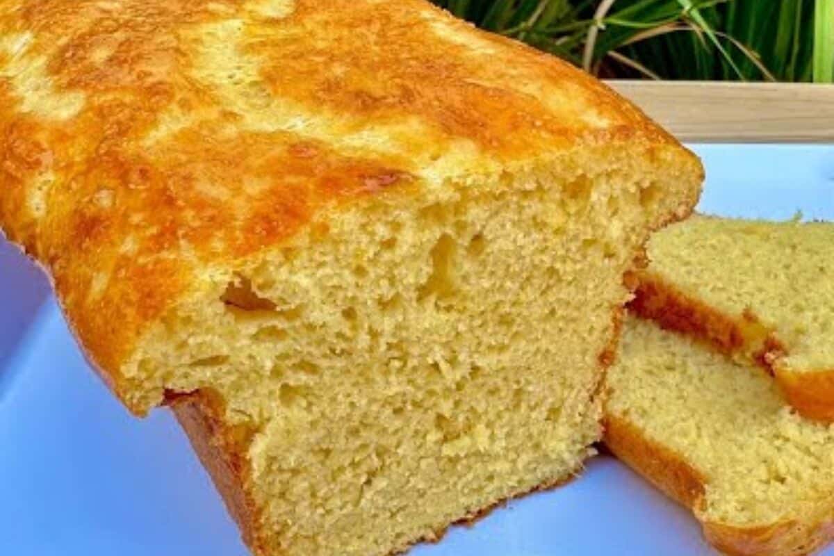 Pão de milho sem sovar que fica extremamente fofinho e macio, feito de um jeito super prático 181 Pão de milho sem sovar