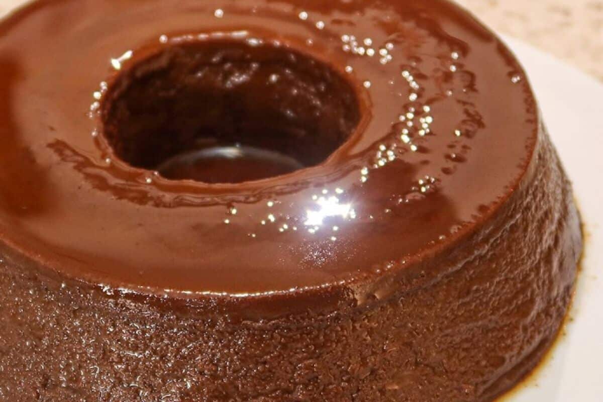 Pudim de chocolate