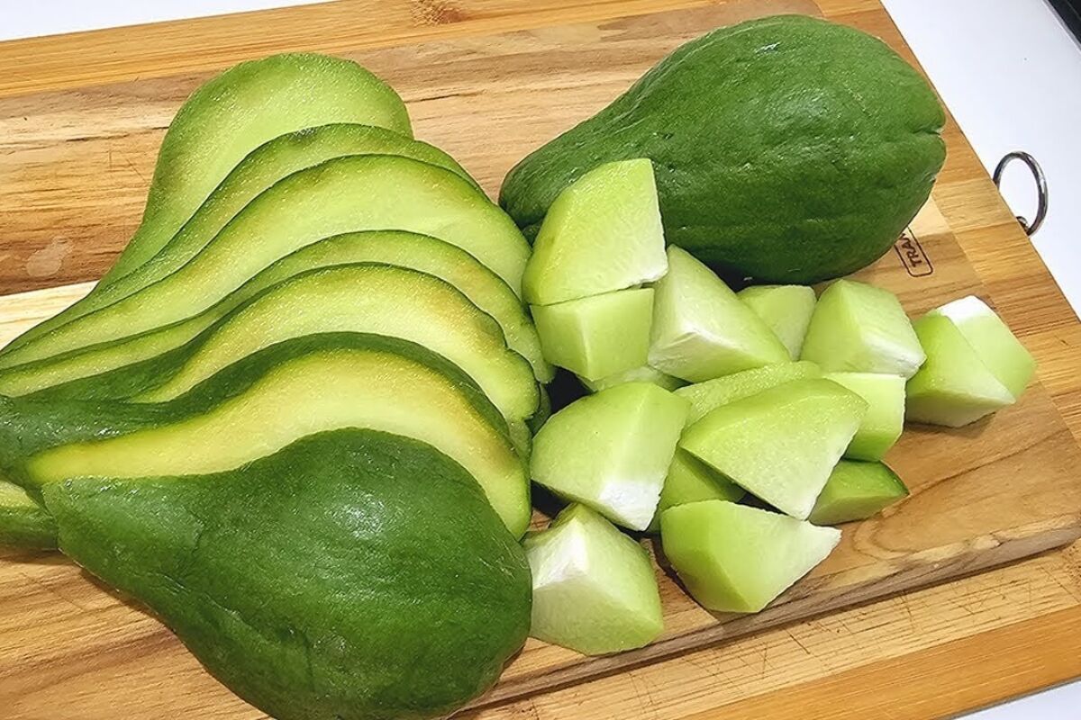 Receita de chuchu deliciosa, fácil e muito bem temperada, para você fazer no forno 65 Receita de chuchu