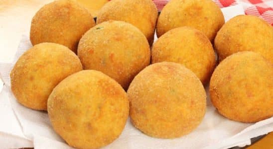 Salgado de arroz amanhecido