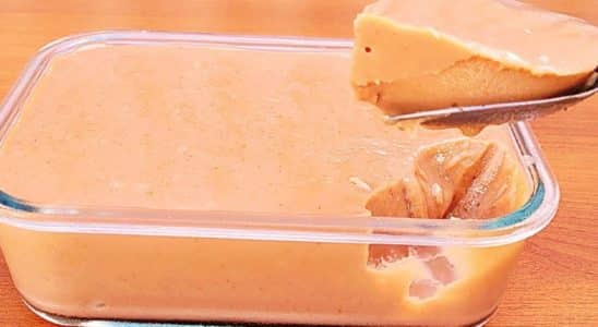 Sobremesa de 2 ingredientes