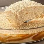 Sobremesa de maracujá com doce de leite