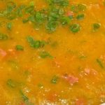 Sopa de mandioca cremosa