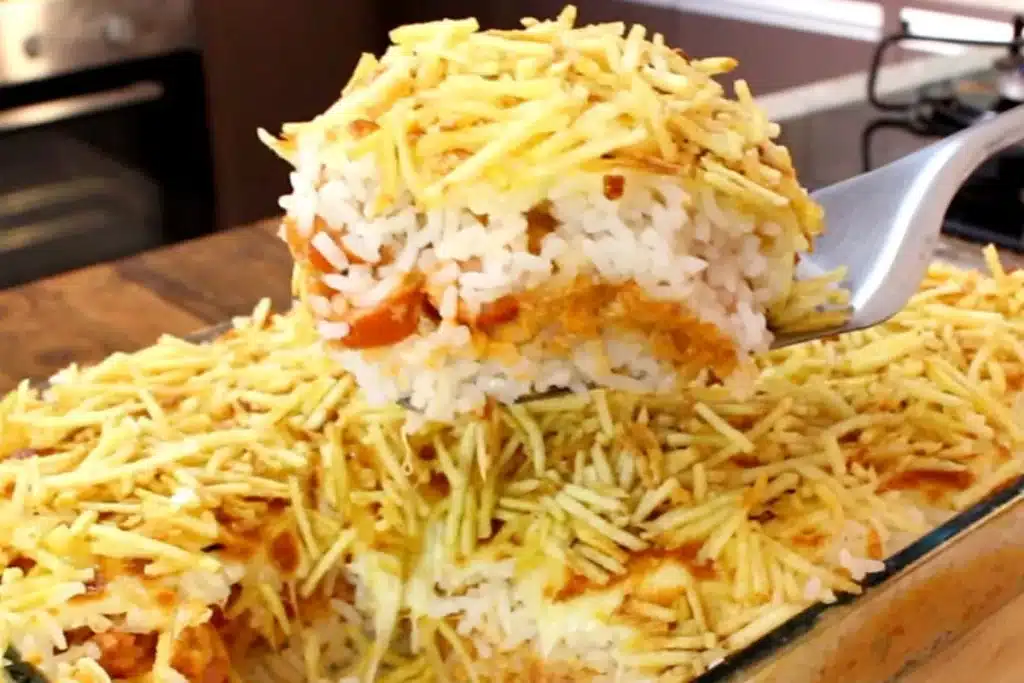 Arroz de forno completo e bem recheado para uma refeição simples, econômica e maravilhosa 4 Arroz de forno completo