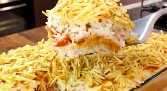Arroz de forno completo e bem recheado para uma refeição simples, econômica e maravilhosa 1 Arroz de forno completo