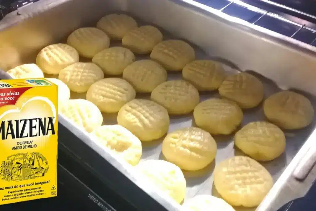 Bolacha de Maizena caseira, que fica tão macia que derrete na boca para servir com um café quentinho 4 Bolacha de Maizena caseira
