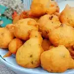 Bolinho de chuva salgado feito com massa de água e sal bem sequinho e crocante por fora 1 Bolinho de chuva salgado