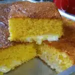 Bolo sem farinha de trigo feito no liquidificador de um jeito rápido para ficar úmido e fofinho 1 Bolo sem farinha de trigo
