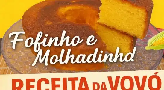 Bolo de milho sem trigo tradicional com aquela textura úmida e fofinha que todo mundo adora 3 Bolo de milho sem trigo