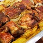 Costelinha de porco assada