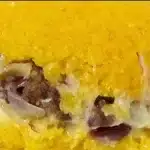 Cuscuz recheado com carne seca e queijo derretido, uma combinação perfeita de sabores 1 Cuscuz recheado