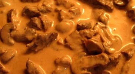 Estrogonofe de carne