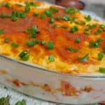 Frango com creme de batata